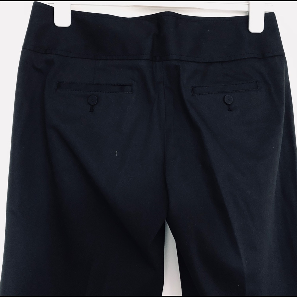 LAUNDRY BLACK COTTON SLACKS SIZE 6